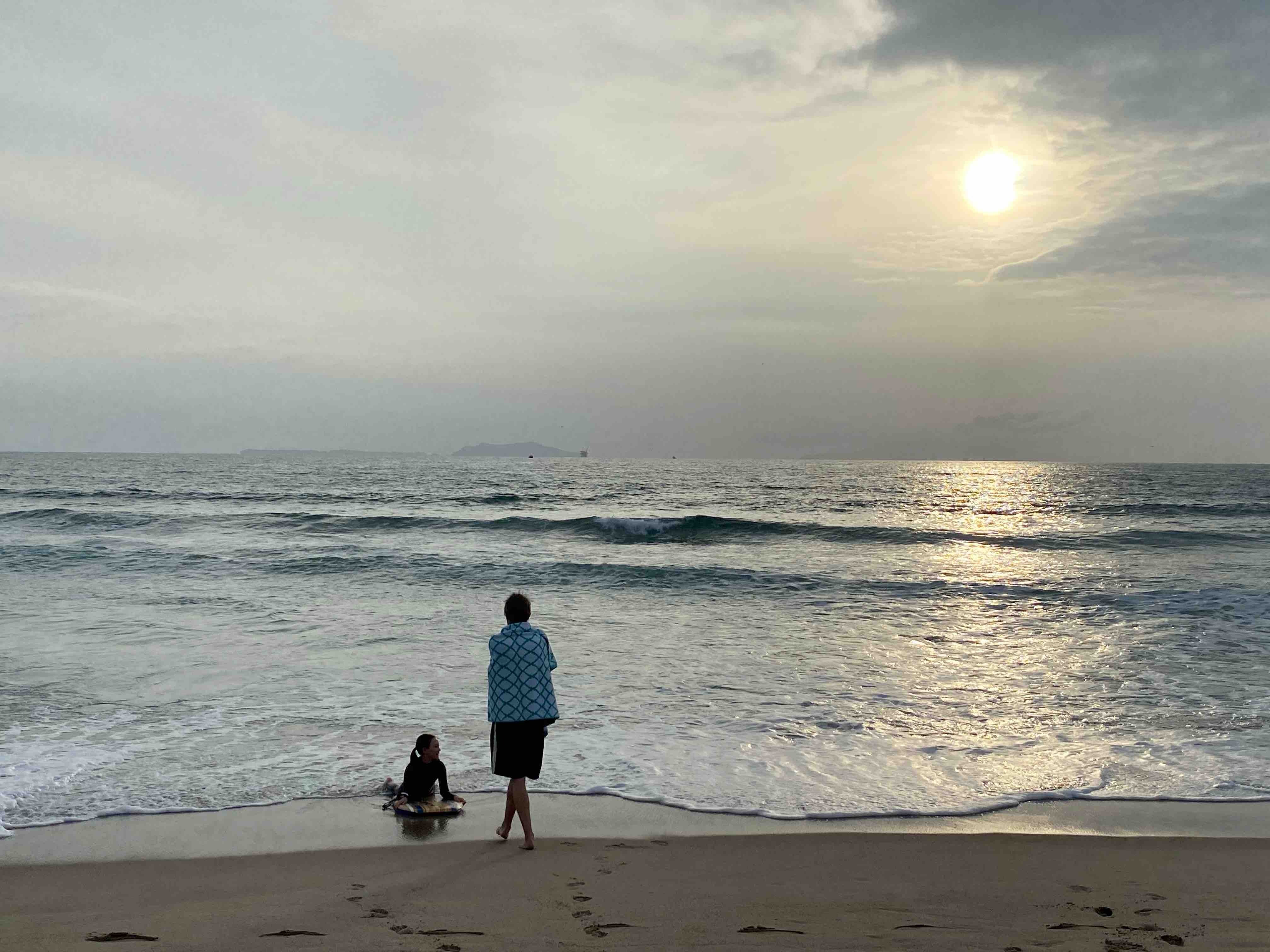 Beach Oxnard sunset