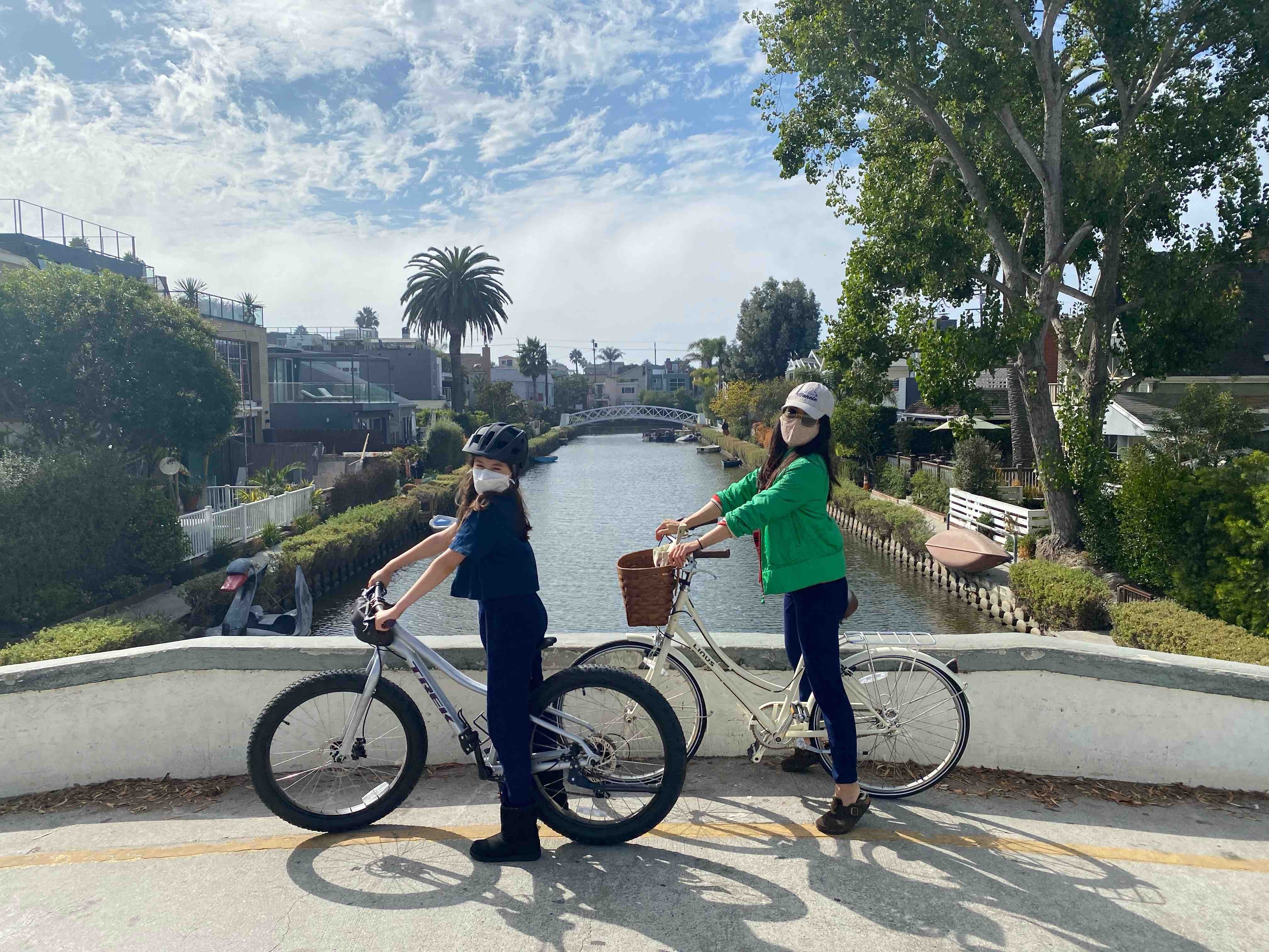 Biking venice canals