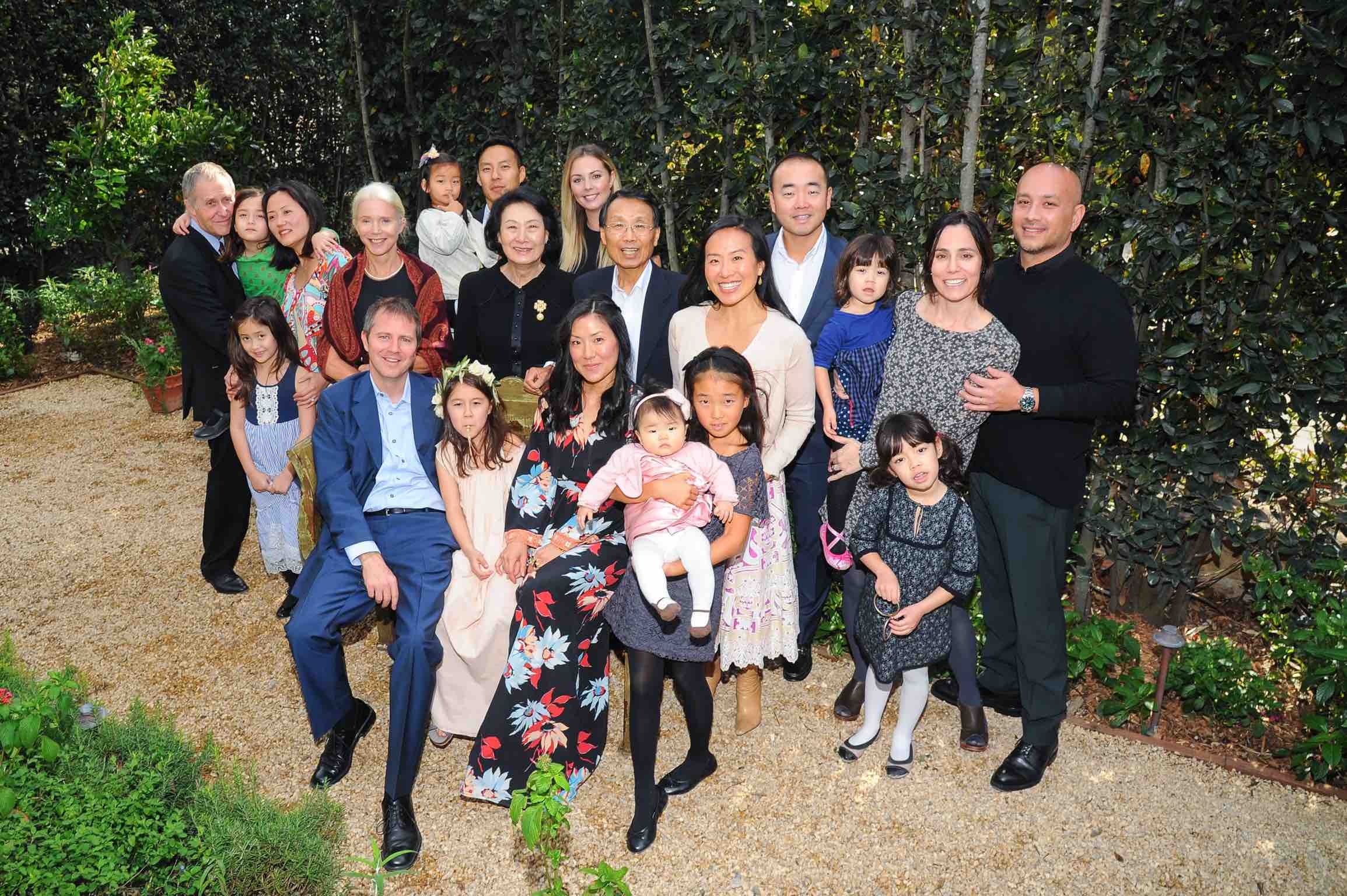 Family group wedding vow ceremony Jan 2016