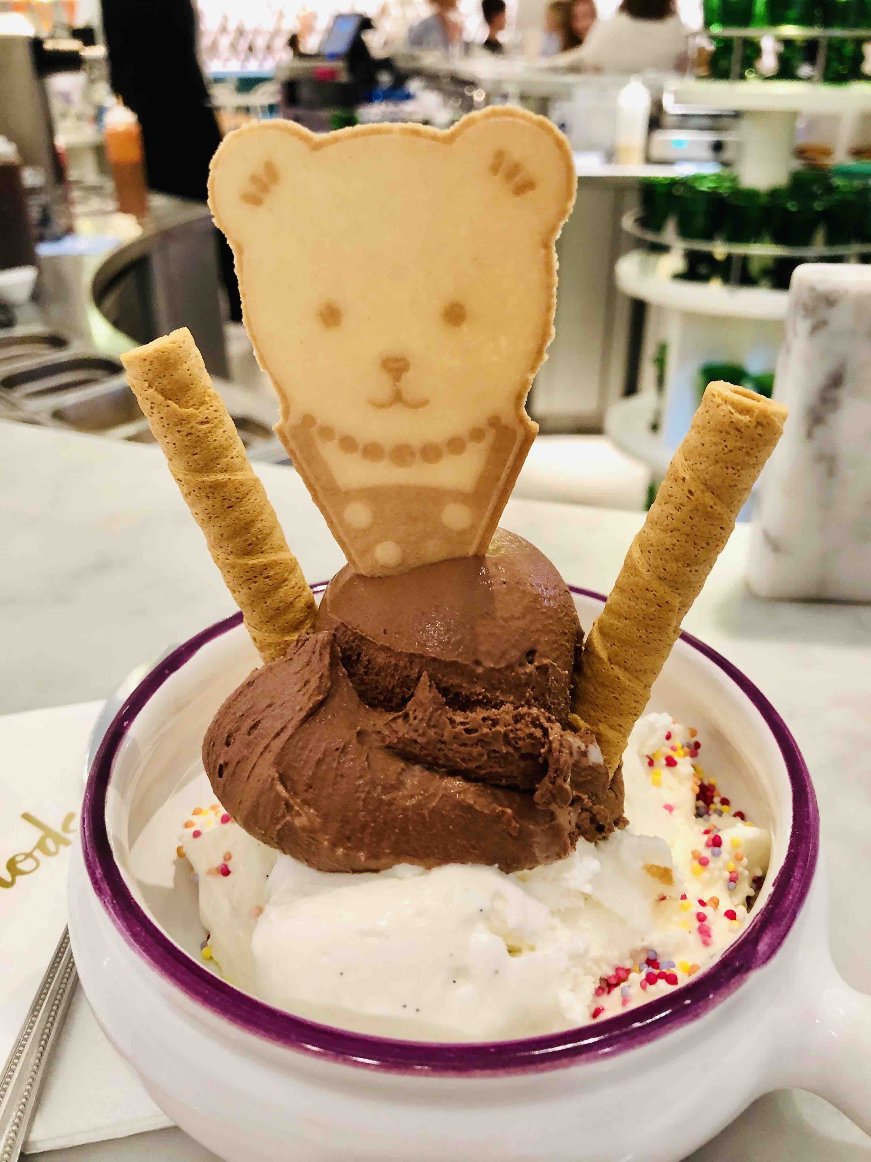 JAM London Harrods Ice Cream Parlor Sundae