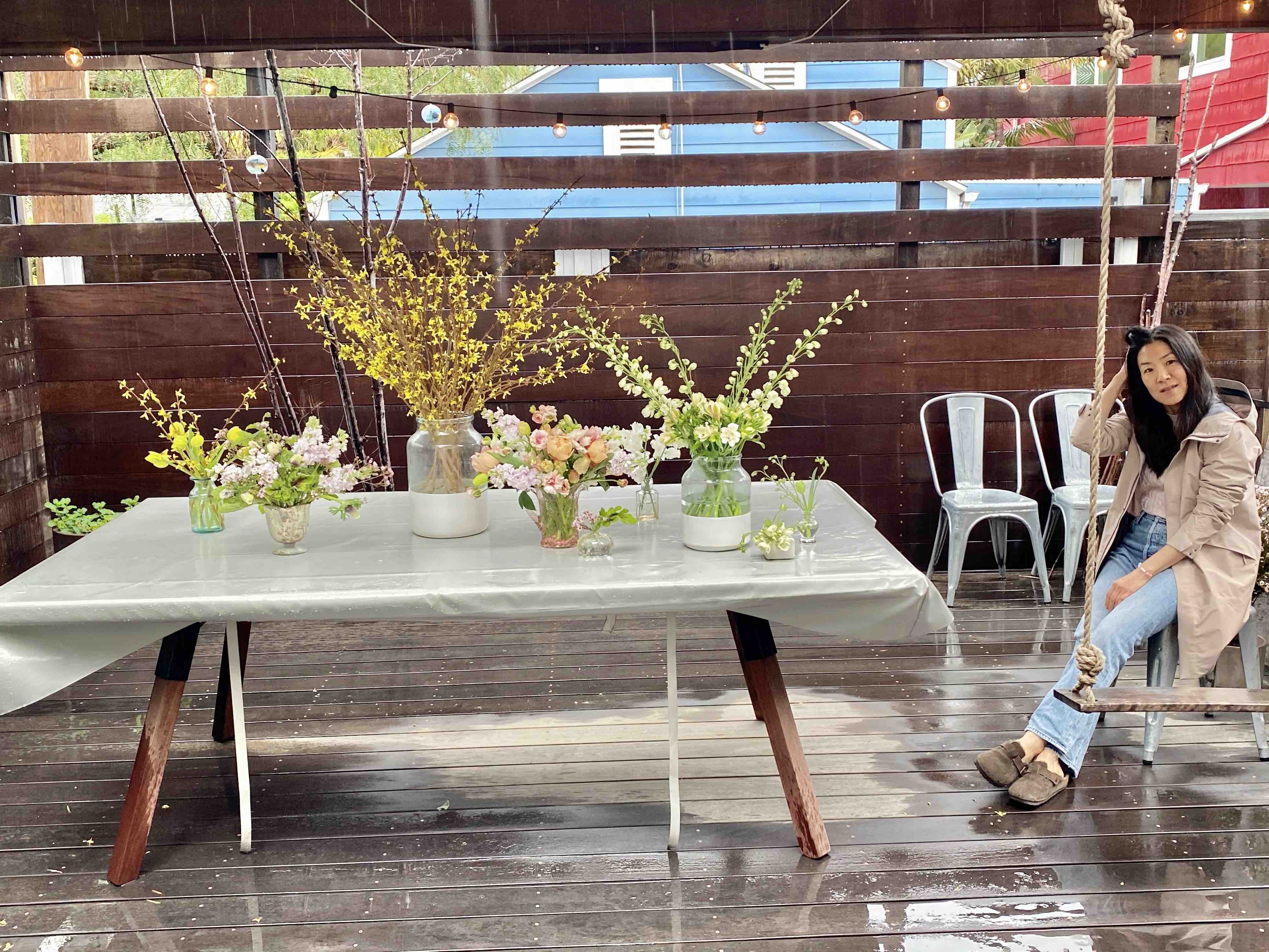 JAM in House flowers table