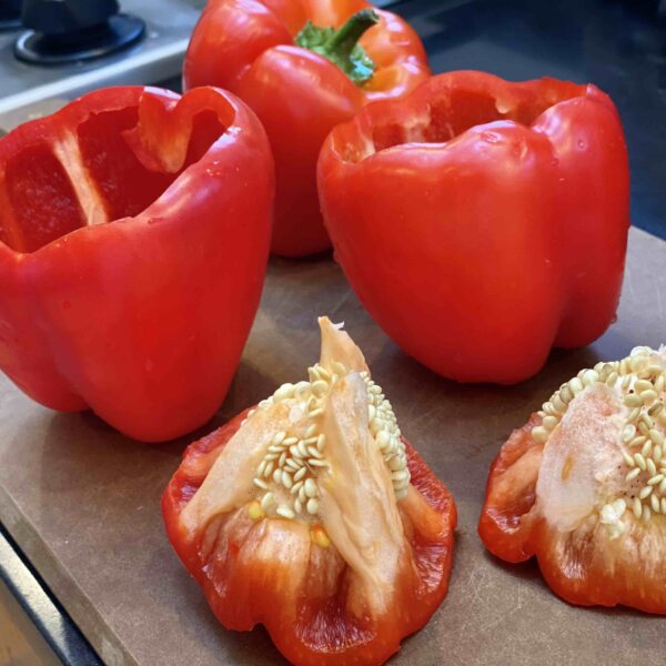 JAM in House red bell peppers