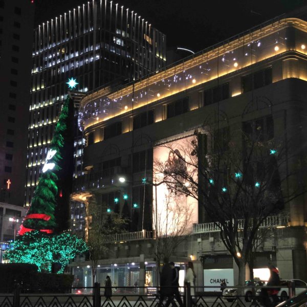 Seoul Shinsaegae Dept Store Holiday Lights