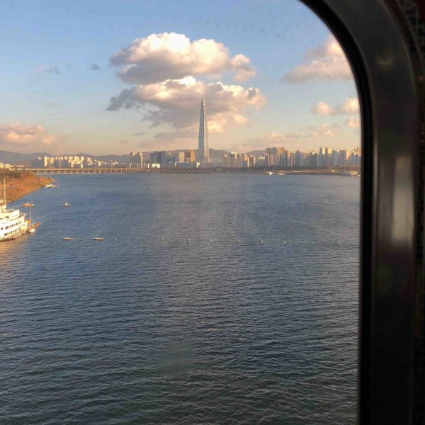 Seoul Subway Window View Seoul Sky